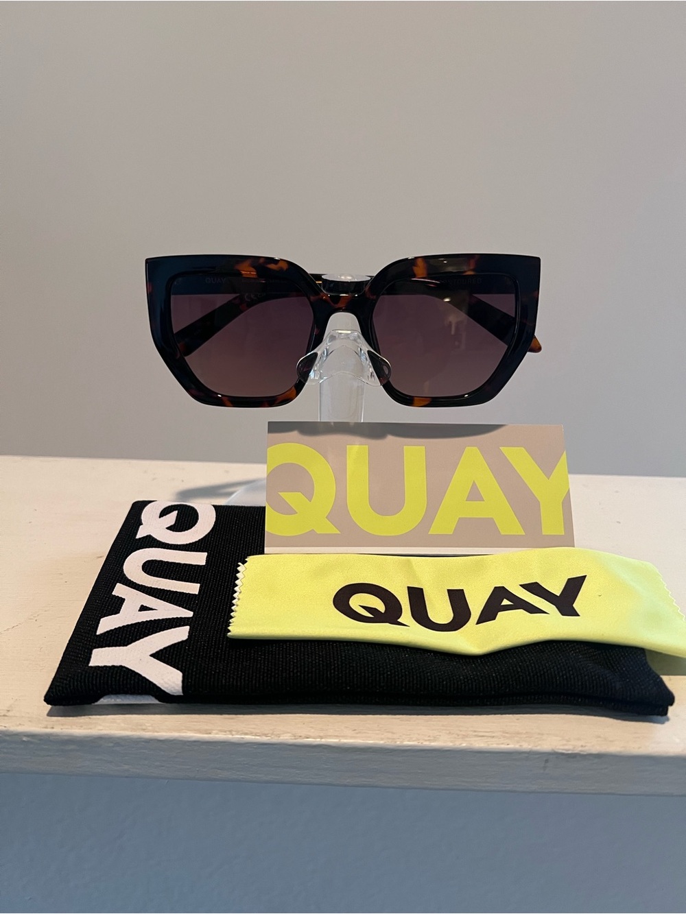 Quay Australia Tortoiseshell Frame with Brown Gradient Lenses Sunglasses